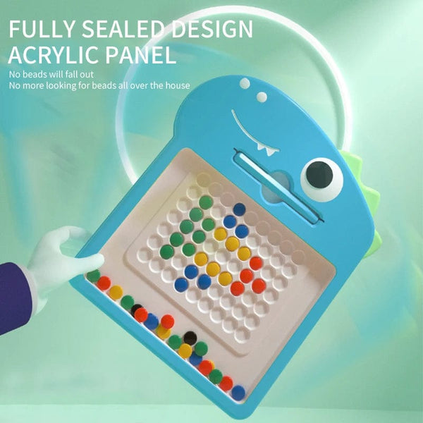Planet Gates Children's magnetic pen drawing board puzzle magnetic magnet stone bead focus training coordination exercise toy
