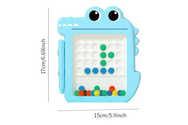 Planet Gates Children's magnetic pen drawing board puzzle magnetic magnet stone bead focus training coordination exercise toy