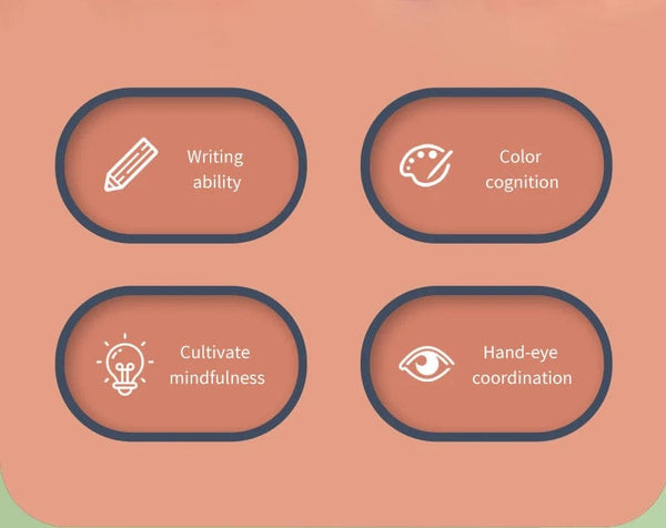 Planet Gates Children's magnetic pen drawing board puzzle magnetic magnet stone bead focus training coordination exercise toy