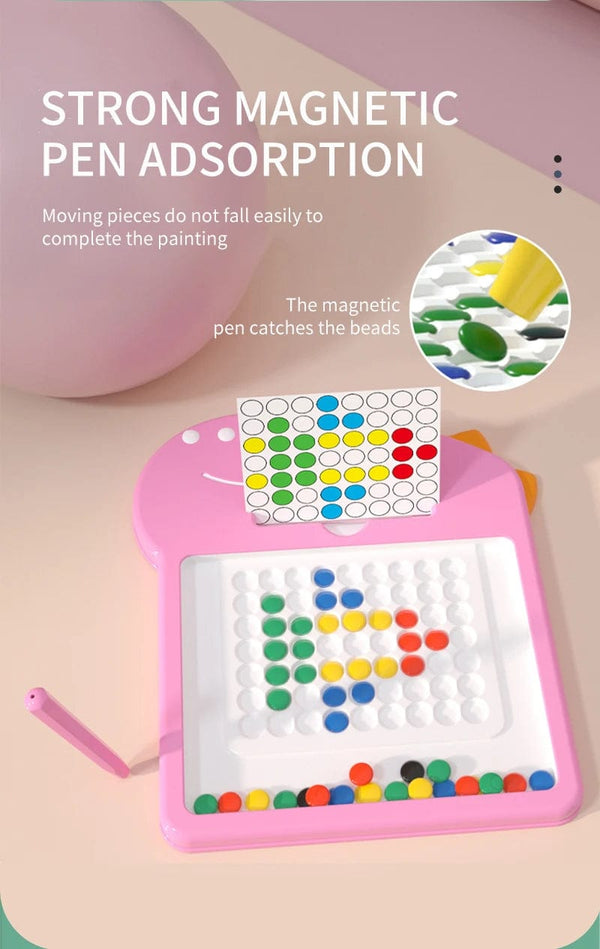 Planet Gates Children's magnetic pen drawing board puzzle magnetic magnet stone bead focus training coordination exercise toy