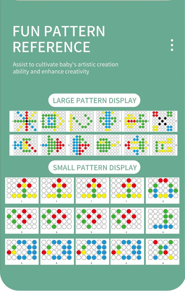 Planet Gates Children's magnetic pen drawing board puzzle magnetic magnet stone bead focus training coordination exercise toy