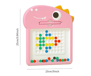 Planet Gates Children's magnetic pen drawing board puzzle magnetic magnet stone bead focus training coordination exercise toy
