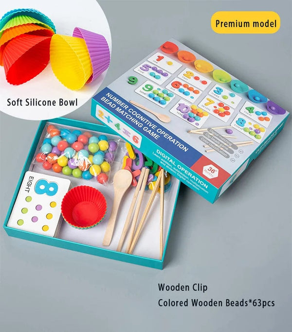 Planet Gates Children's math teaching aids, baby number cognition, arithmetic matching, educational early education toys, Montessori teaching