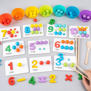 Planet Gates Children's math teaching aids, baby number cognition, arithmetic matching, educational early education toys, Montessori teaching