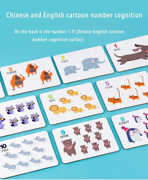 Planet Gates Children's math teaching aids, baby number cognition, arithmetic matching, educational early education toys, Montessori teaching