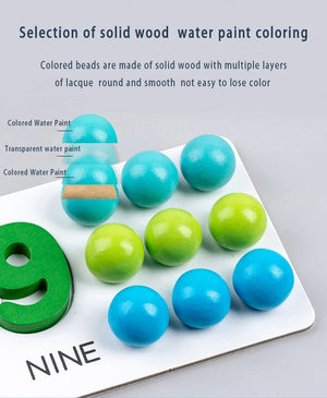 Planet Gates Children's math teaching aids, baby number cognition, arithmetic matching, educational early education toys, Montessori teaching