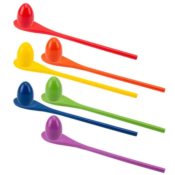 Planet Gates Children's Outdoor Fun Game Toy Egg Spoon Balance Sport Wooden Spoon Toss Ball Sense Training Early Education Puzzle Party Game