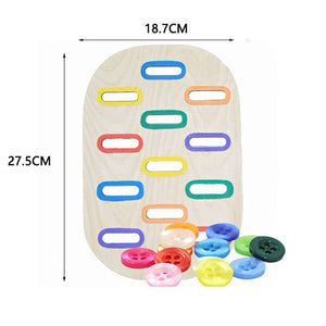 Planet Gates Children's Sensory Tray Table Color Hairball Game Wooden Tile Montessori Early Education Toys Kids Toys Educational Accessories