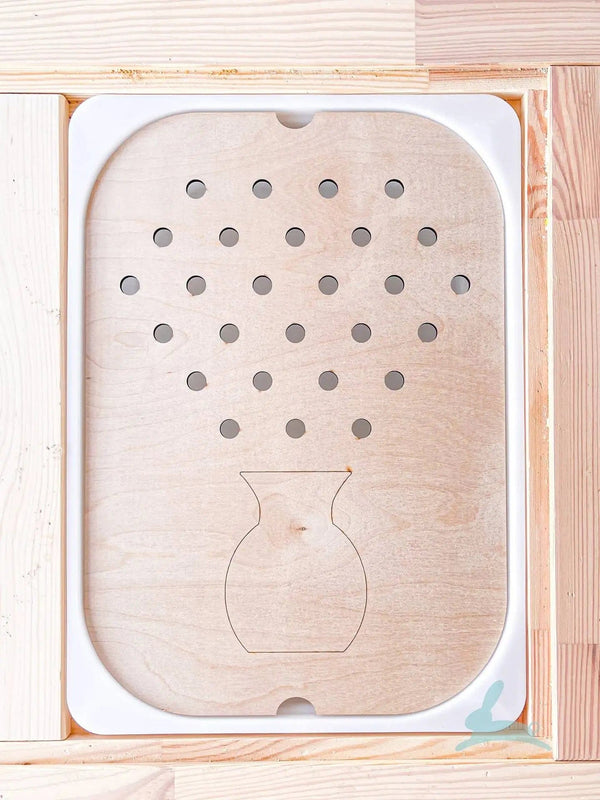 Planet Gates Children's Sensory Tray Table Color Hairball Game Wooden Tile Montessori Early Education Toys Kids Toys Educational Accessories