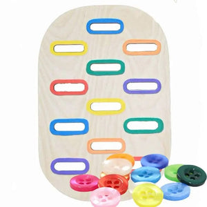Planet Gates Children's Sensory Tray Table Color Hairball Game Wooden Tile Montessori Early Education Toys Kids Toys Educational Accessories