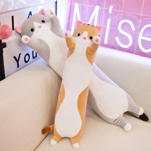 Planet Gates Children's Toy Stuffed Animal Pillow Cute Cat Pillow Soft Plush Long Cat Pillow Birthday Gift