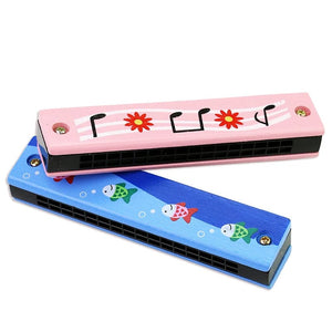 Planet Gates Children Wooden Cartoon Cute Harmonica Montessori Puzzle Toys Creative Music Toy Playing Instruments Kids Boys Girls Gifts TMZ