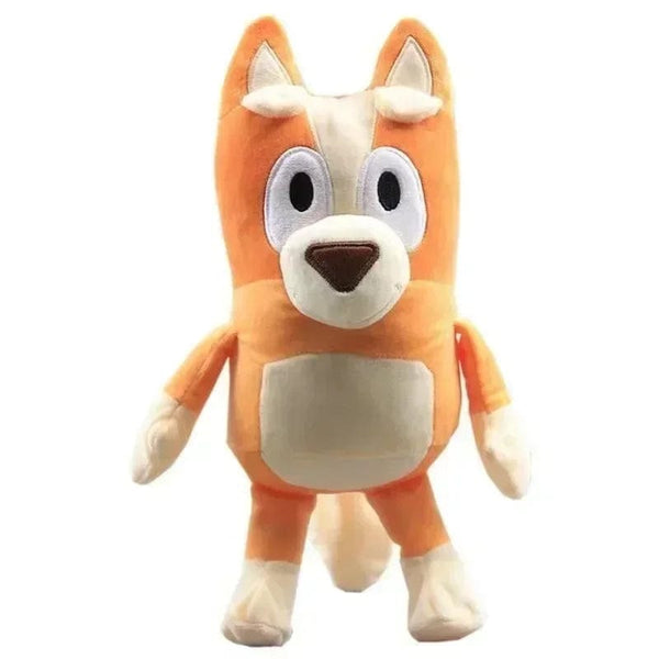 Planet Gates Chilli 28cm Blueyed Dog Bingo Family 17cm 28cm Plush Toy Cartoon Dog Soft Stuffed Animals Dolls Birthday Christmas Gifts Family Blue-y Bingo