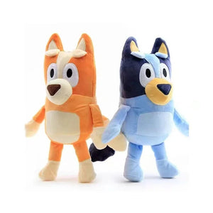 Planet Gates Chilli 28cm Blueyed Dog Bingo Family 17cm 28cm Plush Toy Cartoon Dog Soft Stuffed Animals Dolls Birthday Christmas Gifts Family Blue-y Bingo