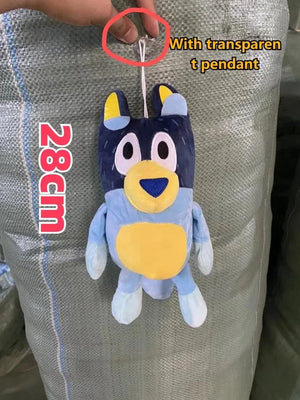 Planet Gates Chilli 28cm Blueyed Dog Bingo Family 17cm 28cm Plush Toy Cartoon Dog Soft Stuffed Animals Dolls Birthday Christmas Gifts Family Blue-y Bingo