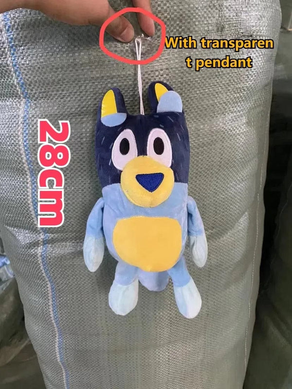 Planet Gates Chilli 28cm Blueyed Dog Bingo Family 17cm 28cm Plush Toy Cartoon Dog Soft Stuffed Animals Dolls Birthday Christmas Gifts Family Blue-y Bingo