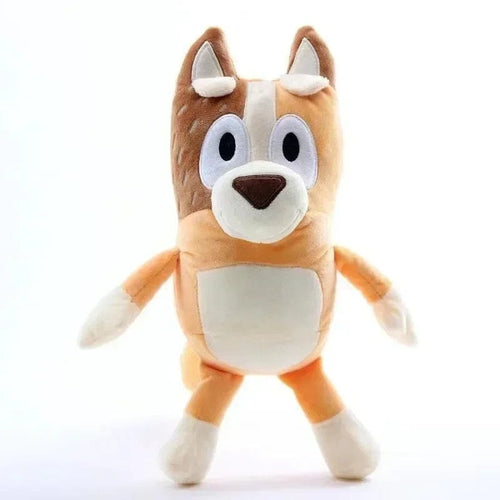 Planet Gates Chilli 28cm Blueyed Dog Bingo Family 17cm 28cm Plush Toy Cartoon Dog Soft Stuffed Animals Dolls Birthday Christmas Gifts Family Blue-y Bingo