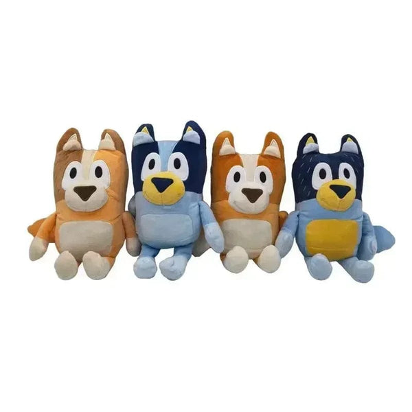 Planet Gates Chilli 28cm Blueyed Dog Bingo Family 17cm 28cm Plush Toy Cartoon Dog Soft Stuffed Animals Dolls Birthday Christmas Gifts Family Blue-y Bingo