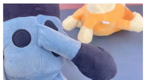 Planet Gates Chilli 28cm Blueyed Dog Bingo Family 17cm 28cm Plush Toy Cartoon Dog Soft Stuffed Animals Dolls Birthday Christmas Gifts Family Blue-y Bingo