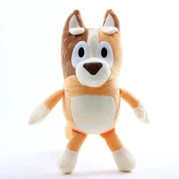 Planet Gates Chilli 28cm Blueyed Dog Bingo Family 17cm 28cm Plush Toy Cartoon Dog Soft Stuffed Animals Dolls Birthday Christmas Gifts Family Blue-y Bingo