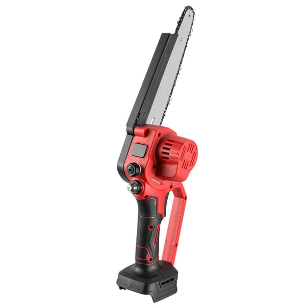Planet Gates CHINA / 1 Battery US Plug ONEVAN Brushless 8 Inch Electric Saw Automatic Oiler Handheld Garden Pruning Chainsaw Woodworking Tool for Makita 18V Battery