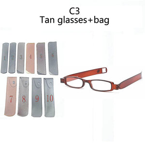 Planet Gates China / +100 / C3 360 Rotary Magnet Portable Folding Magnetic Therapy Activated Presbyopic Glasses HD Resin Men And Women Reading Plastic Eyewear