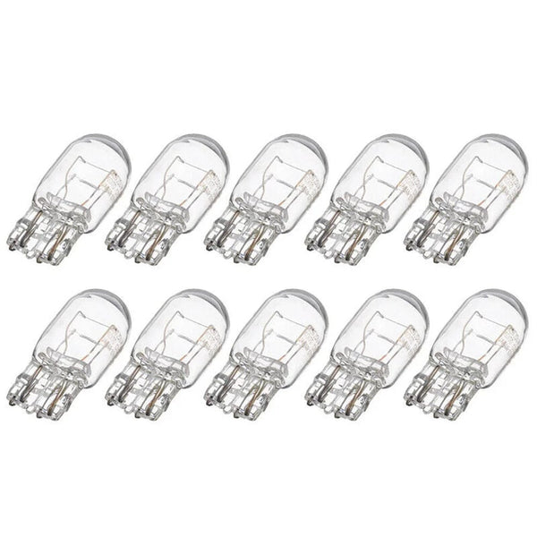 Planet Gates CHINA 10pcs T20 7443 7440 Signal Light W21/5W Clear Glass DRL Daytime Running Lights Turn Stop Signal Brake Tail Light Bulbs