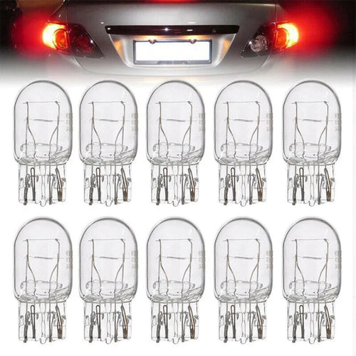 Planet Gates CHINA 10pcs T20 7443 7440 Signal Light W21/5W Clear Glass DRL Daytime Running Lights Turn Stop Signal Brake Tail Light Bulbs