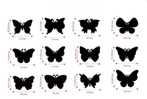 Planet Gates CHINA / 12pcs 6/12Pcs Set Magic Scratch Art Butterfly Scratch Drawing Paper Bookmarks Kids Painting Book Creative Card Sticker Educational Toy