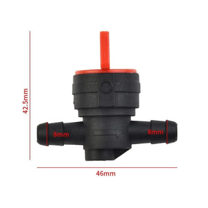 Planet Gates CHINA 1Pcs InLine Straight Fuel Gas Small Engine Valve Tools Cut-Off/Shut-Off 1/4"Gas Fuel Cut Shut Off Valve Motorcycle Fuel Supply