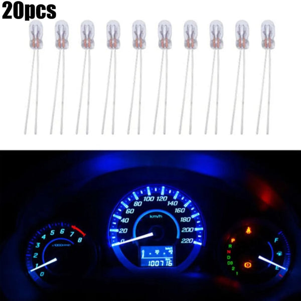 Planet Gates CHINA 20pcs Miniature 3mm 12V Lamp Light Bulb Edison Incandescent Filament T3 Halogen Bulb For Car Dashboard Lights Indicator
