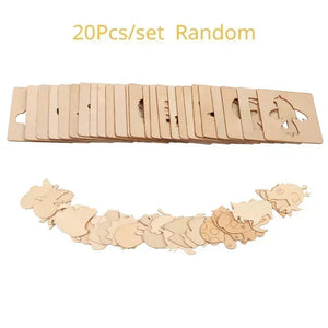 Planet Gates CHINA / 20Pcs random 20pcs Kids Wooden Drawing Toys  Montessori DIY Painting Stencils Template Craft Toys Puzzle Educational Toys for Children Gifts