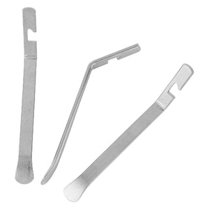 Planet Gates CHINA 3pcs Motorcycle Bicycle Tire Changing Levers Tires Spudger Stainless Steel Spoon Tire Iron Rim Opener Lever Changer Repair Tool