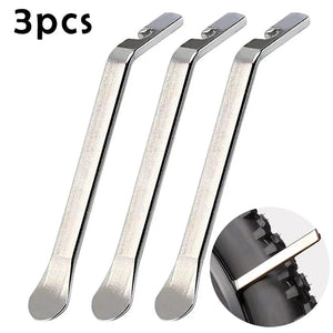 Planet Gates CHINA 3pcs Motorcycle Bicycle Tire Changing Levers Tires Spudger Stainless Steel Spoon Tire Iron Rim Opener Lever Changer Repair Tool