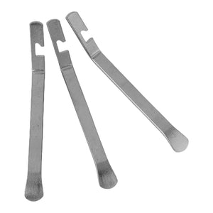 Planet Gates CHINA 3pcs Motorcycle Bicycle Tire Changing Levers Tires Spudger Stainless Steel Spoon Tire Iron Rim Opener Lever Changer Repair Tool