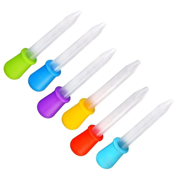 Planet Gates CHINA / 6pcs 6pcs 5 ml Droppers Plastic Silicone Baby Pipettes Devices Infant Droppers Feeders Pipette Dropper For School Lab Supplies