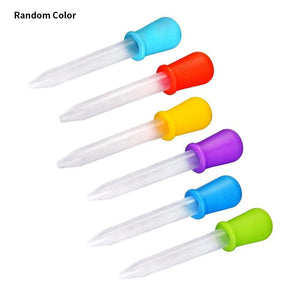 Planet Gates CHINA / 6pcs 6pcs 5 ml Droppers Plastic Silicone Baby Pipettes Devices Infant Droppers Feeders Pipette Dropper For School Lab Supplies