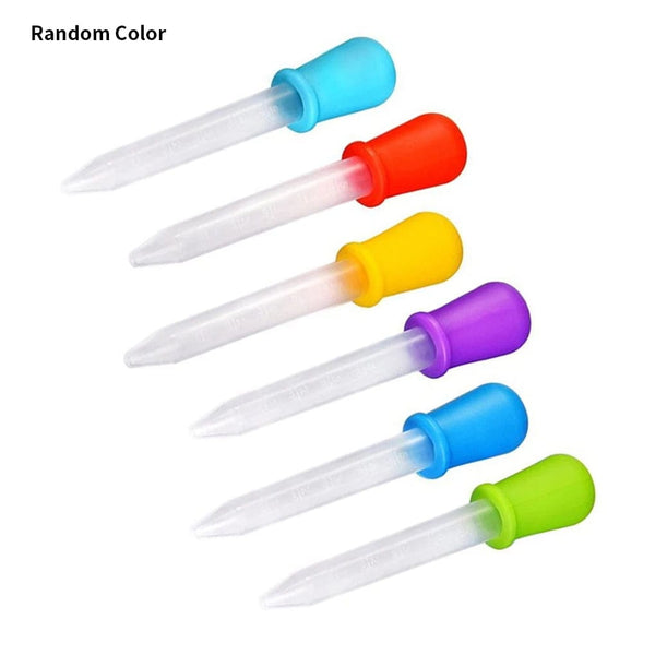 Planet Gates CHINA / 6pcs 6pcs 5 ml Droppers Plastic Silicone Baby Pipettes Devices Infant Droppers Feeders Pipette Dropper For School Lab Supplies
