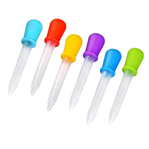 Planet Gates CHINA / 6pcs 6pcs 5 ml Droppers Plastic Silicone Baby Pipettes Devices Infant Droppers Feeders Pipette Dropper For School Lab Supplies