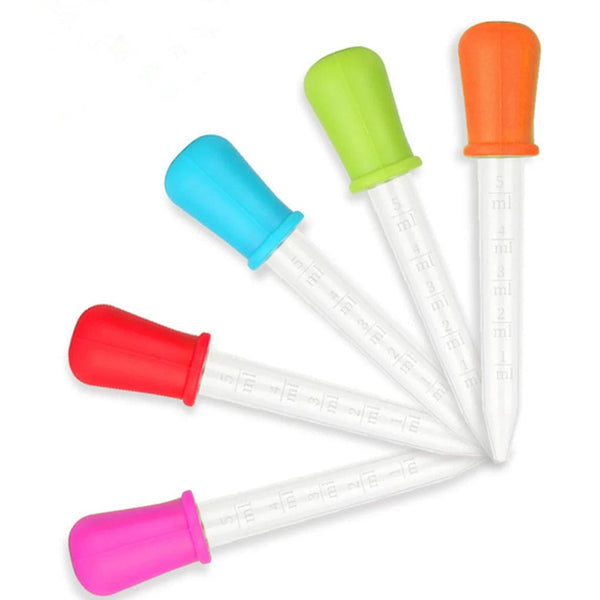 Planet Gates CHINA / 6pcs 6pcs 5 ml Droppers Plastic Silicone Baby Pipettes Devices Infant Droppers Feeders Pipette Dropper For School Lab Supplies