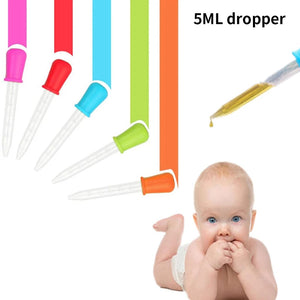 Planet Gates CHINA / 6pcs 6pcs 5 ml Droppers Plastic Silicone Baby Pipettes Devices Infant Droppers Feeders Pipette Dropper For School Lab Supplies