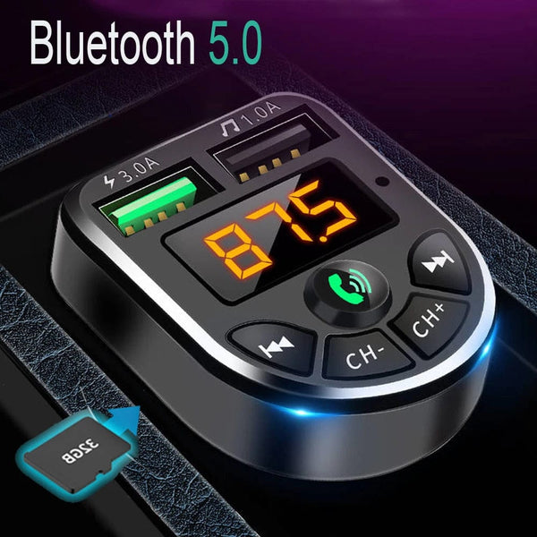 Planet Gates CHINA Automobile Bluetooth MP3 Player Wireless Audio Receiver Dual USB 3.1A Fast Charger FM Transmission Car MP3 Player Accessory