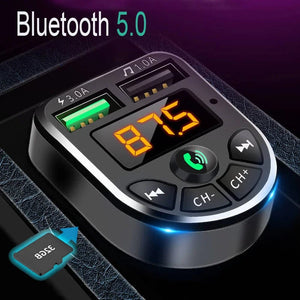 Planet Gates CHINA Automobile Bluetooth MP3 Player Wireless Audio Receiver Dual USB 3.1A Fast Charger FM Transmission Car MP3 Player Accessory