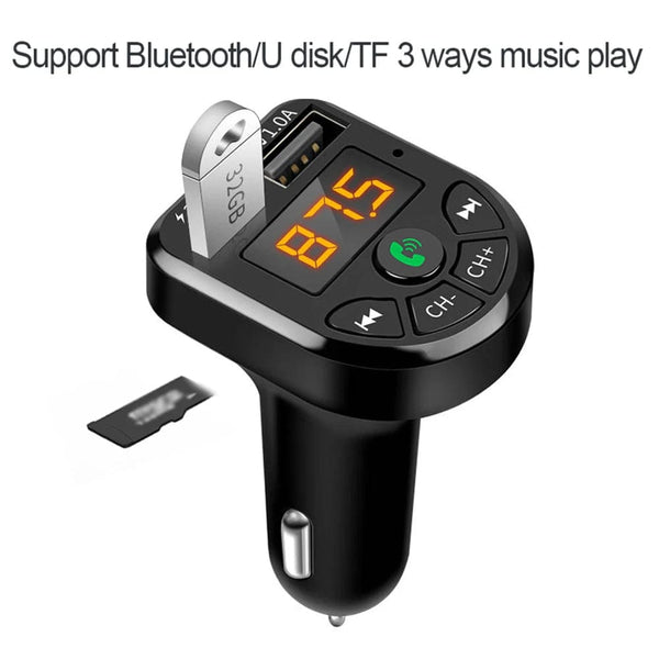 Planet Gates CHINA Automobile Bluetooth MP3 Player Wireless Audio Receiver Dual USB 3.1A Fast Charger FM Transmission Car MP3 Player Accessory