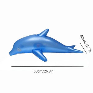 Planet Gates CHINA / Blue Dolphin Inflatable Flamingo Toys for Children Inflatable Swimming Pool Float Toy Garden Pool Party  Decor Hawaiian Event Party Supplies