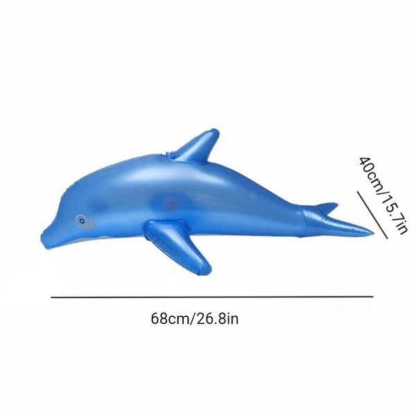 Planet Gates CHINA / Blue Dolphin Inflatable Flamingo Toys for Children Inflatable Swimming Pool Float Toy Garden Pool Party  Decor Hawaiian Event Party Supplies