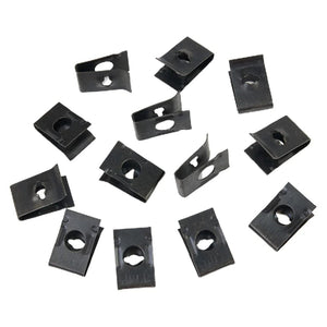 Planet Gates CHINA Hot Sale 20Pcs Metal U-Type Clips For Car Bumper Fender Trim Panel Fastener Leaf Board Fastener Grommet Clips Car Accessories
