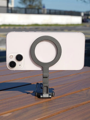 Planet Gates CHINA Magnetic Pocket Phone Tripod Cell Phone Tripod Stand for MagSafe Foldable Phone Holder Phone Stand for iPhone 16 15 14 13 12