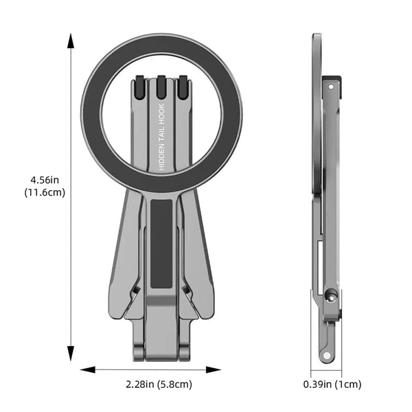 Planet Gates CHINA Magnetic Pocket Phone Tripod Cell Phone Tripod Stand for MagSafe Foldable Phone Holder Phone Stand for iPhone 16 15 14 13 12