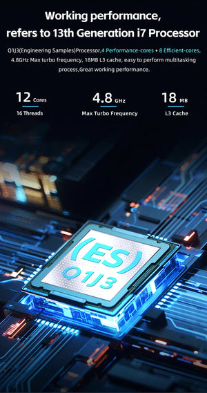 Planet Gates CHINA / Motherboard+CPU ATX DIY Desktop Motherboard with Onboard 13th Kit Interposer Core CPU Q1J3(i7 ES 0000)12C16T Iris Xe Graphics DDR5 RAM